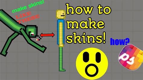 how to make your own character in melon playground|melon playground skin maker.